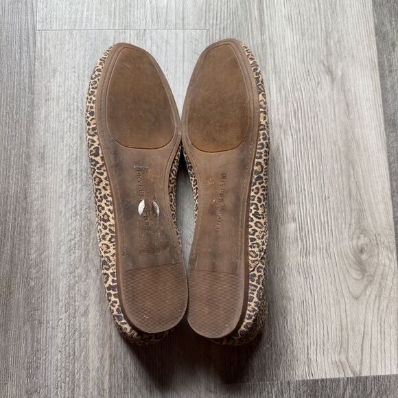 Lucky Brand Leather Flats Alva Leopard Print 10.5 Women’s Shoes - Picture 9 of 9
